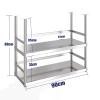 Hanging Floating Shelf, 304 Stainless Steel European Ceiling Hanger, Ceiling Mounted Storage Shelffor Bar, Restaurant, Hanging Decorative Stand, 6 Sizes (Size : 90 * 35 * 80cm) view 2