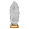 Our Lady of Guadalupe Fine Pewter Patron Saint Statue On Gold Tone Base, Made in The USA, 4-1/2" view 2