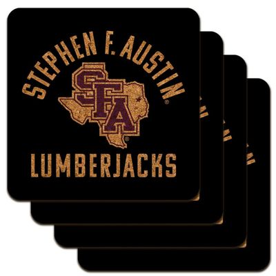 Stephen F. Austin State University Lumberjacks Low Profile Novelty Cork Coaster Set