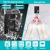 TONHTCAT Adhesive Hooks Heavy Duty, Long Self Adhesive Wall Hook, Sticky Towel Hangers for Kitchen Bathroom, Waterproof Stick on Door Hooks for Hanging Key Hat Coat view 3