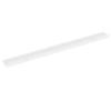 KTHLBRH Wall Shelves 2 pcs,Wall Mounted Shelf,Suspended Wall Shelf,Wall Storage Shelves,for Wall Decor Living Room, Bedroom High Gloss White 39.4"x3.5"x1.2" view 4