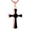 SHEIL Men's Jewelry Stainless Steel Cross Memorial Urn Pendant Keepsake Cremation Necklace for Ashes - Memorial Ash Keepsake,2 view 1