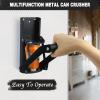 16 oz Metal Can Crusher, Heavy-Duty Wall-Mounted Smasher for Aluminum Seltzer, Soda, Beer Cans and Bottles for Recycling, Gadgets for Home (Black) view 3