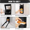 16 oz Metal Can Crusher, Heavy-Duty Wall-Mounted Smasher for Aluminum Seltzer, Soda, Beer Cans and Bottles for Recycling, Gadgets for Home (Black) view 4