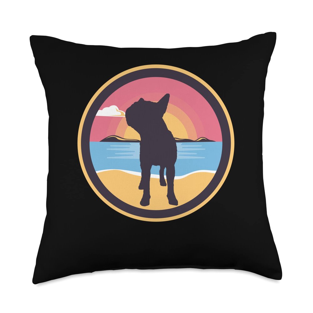 Boston Terrier Dog Breed Throw Pillow