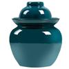 ZHOUXIAO Traditional Chinese Porcelain Pickle Jar, Green Thickened Fermentation Crock Pickling Pot,Fermenting Jar with Water Seal Airlock Lid Stoneware Fermenter for Kimchi S green-10KG view 1