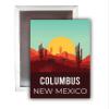 Columbus New Mexico 2.5 x 2.5-Inch Fridge Magnet Desert Design view 1