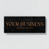 Sense Canvas Personalized Your Business Company Black Wood Custom Sign Canvas Art Your Shop - Home Decor Wall Art Print Poster Painting Small 20x8 / 0.75" view 4