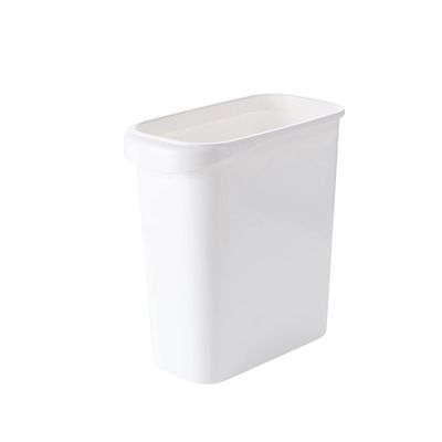 TOMYEUS Dustbin Toilet Trash Can Narrow Slit Rectangular Sorting Trash Can Paper Basket Household Plastic Kitchen Bathroom Garbage Cans with Pressure Ring Kitchen Bin