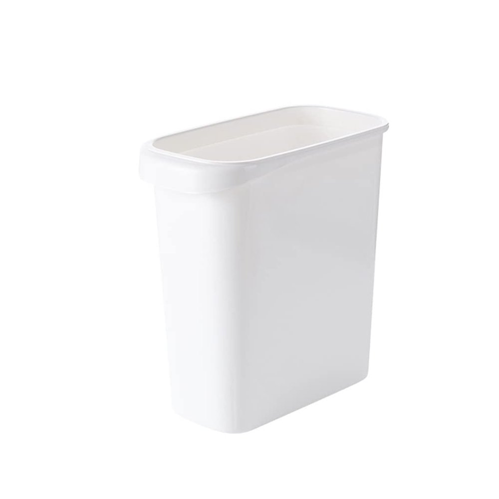 TOMYEUS Dustbin Toilet Trash Can Narrow Slit Rectangular Sorting Trash Can Paper Basket Household Plastic Kitchen Bathroom Garbage Cans with Pressure Ring Kitchen Bin