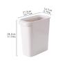 TOMYEUS Dustbin Toilet Trash Can Narrow Slit Rectangular Sorting Trash Can Paper Basket Household Plastic Kitchen Bathroom Garbage Cans with Pressure Ring Kitchen Bin view 3