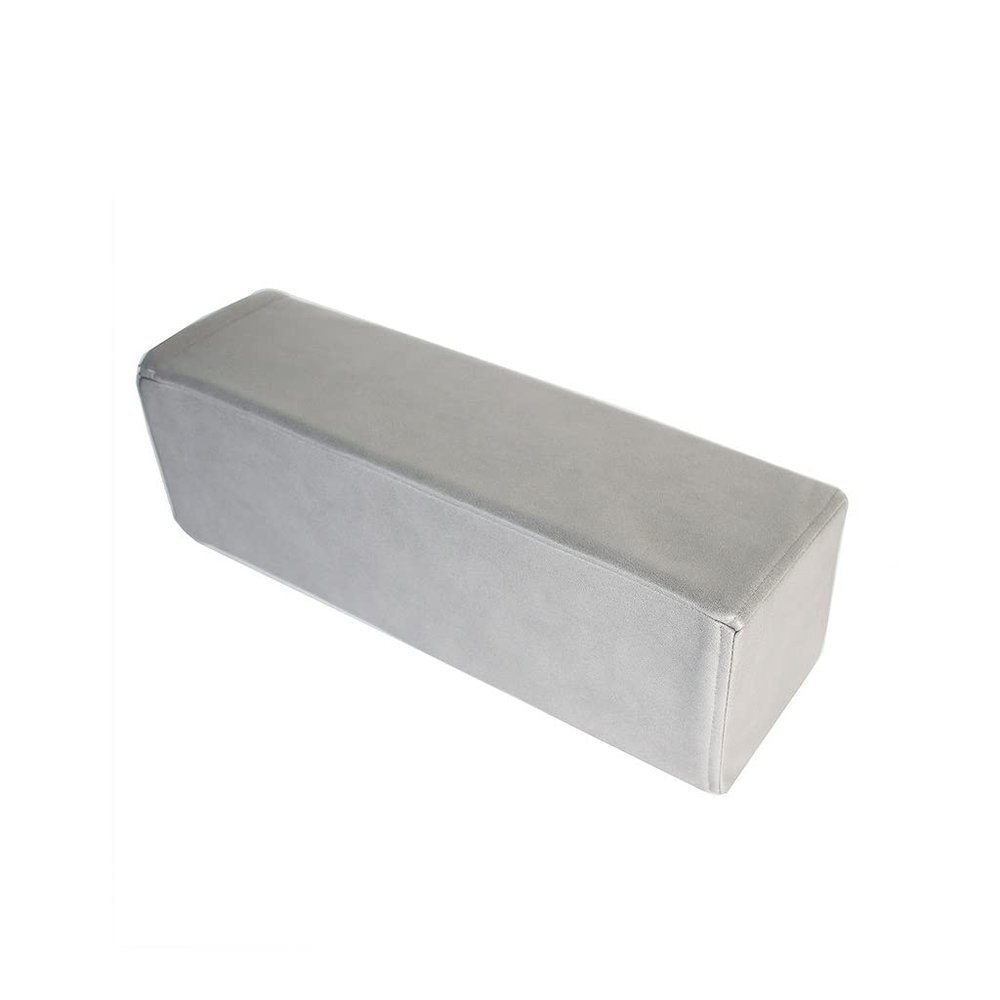 Bed Wedge Pillow Headboard Pillow Mattress Wedge Bed Seam Filler Gap Filler to Close The Gap Between Headboard and Mattress Soft Gap Headboard Cushion (Color : Light Gray, Size : 10X10X150cm)