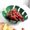KDLK Fruit Bowl for Kitchen Counter Fruit Basket Plastic Fruit Tray Creative Home Living Room Tea Table Decorative Candy Plate Fruit Plate Fruit Bowl (Color : 28 * 22 * 10cm) view 3