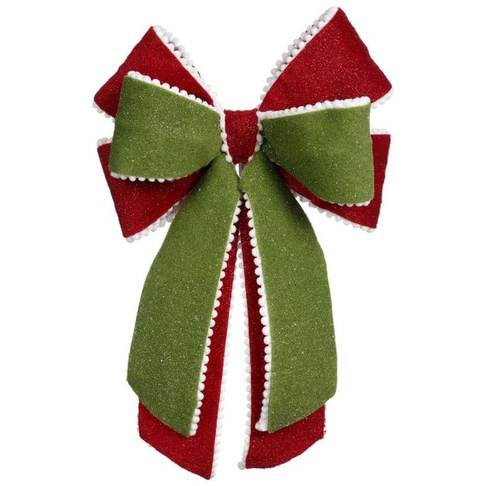 Mark Roberts 2022 Christmas Bow 10 X 14 Inches - Festive Holiday Decoration