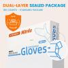 ANBOSON 6 mil Disposable Nitrile Gloves, Heavy Duty Disposable Glove, Cooking Gloves, Latex Free, Powder Free (Blue of 1000, Large) view 3