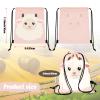 Eccliy 24 Pcs Farm Animal Party Favor Gift Bags Farm Birthday Party Supplies Decorations String Bags for Barnyard Themed view 3