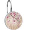 LORVIES Cherry on a Wood Shower Curtain Hooks Set of 12, Stainless Steel Shower Hooks Decorative Hanger Rings Rust Resistant for Bathroom Kids Room Fashion Home Decor view 1
