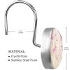 LORVIES Cherry on a Wood Shower Curtain Hooks Set of 12, Stainless Steel Shower Hooks Decorative Hanger Rings Rust Resistant for Bathroom Kids Room Fashion Home Decor view 3