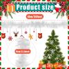Dingion 59 Feet Mardi Gras Tinsel Garland Metallic Twist Garland Shiny Hanging Ornaments for Carnival Tree Party Supplies Indoor and Outdoor Decoration(Shinny,White) view 2