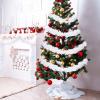 Dingion 59 Feet Mardi Gras Tinsel Garland Metallic Twist Garland Shiny Hanging Ornaments for Carnival Tree Party Supplies Indoor and Outdoor Decoration(Shinny,White) view 3
