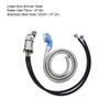 70cm Shampoo Bed Faucet Shampoo Bed Chair Faucet, 120cm Hose Shampoo Bed Shower Head Shampoo Hot and Cold Mixing Valve, Shampoo Faucet Fits Most Shampoo Bowl Or Backwash Unit, Hair Salon Accessories view 4