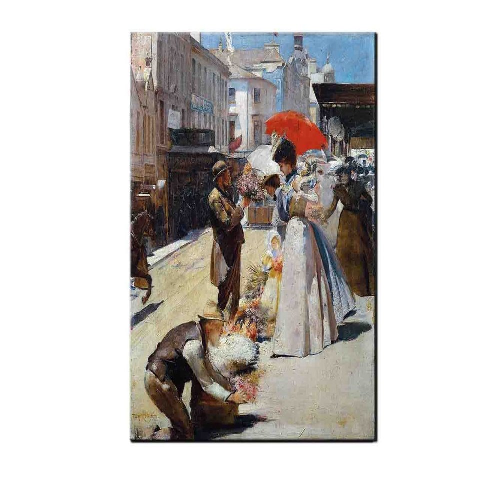 AiLai Tom Roberts-Christmas Flowers and Christmas Belles 1899 777(75x99cm 30"x39",Unframed)