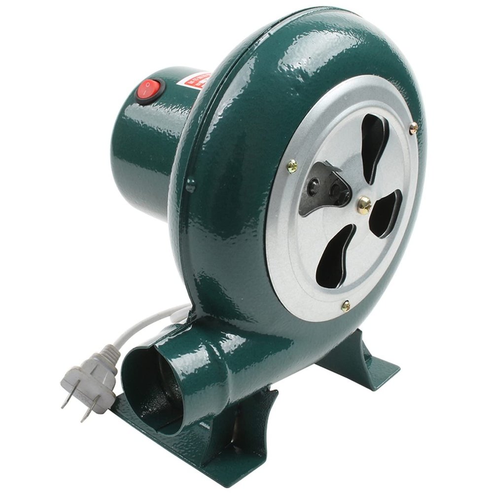 220V~240V Household Blower Iron Barbecue Blower Small Centrifugal Blower 30W 40W 60W 80W Adapter Green for Barbecue (60W,AU)