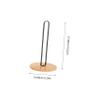 FOMIYES Roll Paper Holder Non- Base for Kitchen Vertical Paper Towel Stand for Standard Bathroom Office Living Room view 2