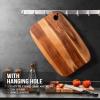 Acacia Wooden Cutting Board,JAMES.F Large Wood Cutting Boards for Kitchen, Big Chopping Boards Thick Serving Boards for Meat, Bread or Vegetables (Large,18.1" x 11.8" x 0.7") view 4