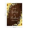 Welcome to Our Wedding Wedding Wood Sign Sunflowers Floral Framed Wedding Reception Signs Custom 18X12 Wedding Ceremony Sign Personalized Mr&Mrs Last Name Initials Est Wedding Wood Guestbook view 2