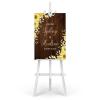 Welcome to Our Wedding Wedding Wood Sign Sunflowers Floral Framed Wedding Reception Signs Custom 18X12 Wedding Ceremony Sign Personalized Mr&Mrs Last Name Initials Est Wedding Wood Guestbook view 3