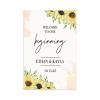 Welcome to One Beginning Wedding Welcome Sign Custom Initials Est Wedding & Reception Decorations Custom 18X12 Wedding Sign Ceremony Sign Couple Wedding Gift Wedding Wood Guestbook view 1