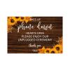 Eyes Up Phone Down Hearts Open Wedding Party Signs Couple Wedding Gift Wedding & Reception Decorations Custom 12X18 Wedding Sign for Ceremony Wedding Sign Sunflowers Floral Wedding Decoration view 1