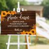 Eyes Up Phone Down Hearts Open Wedding Party Signs Couple Wedding Gift Wedding & Reception Decorations Custom 12X18 Wedding Sign for Ceremony Wedding Sign Sunflowers Floral Wedding Decoration view 4