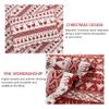 CAROMIO Christmas Quilt Set King Size - Boho Reversible Bedspread Coverlet Set with Christmas Tree Reindeer Snowflakes Printed Pattern, Soft Lightweight Bohemian Quilt Bedding Cover Set King view 4