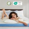 PERLECARE 3 Inch Firm Mattress Topper Queen, Cooling Gel-Infused & Bamboo Charcoal Memory Foam Bed Topper for Pressure Relief, High-Density Mattress Pad with Removable Cover, CertiPUR-US Certified view 4