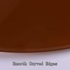 V3VOGUE Glass Table Top Glass Cover Round Glass Dining Table 16 18 20 24 27 30 36 39inch, Round Table Top Replacement Glass for Patio Table, Glass Lazy Susan Turntable, Polish Arc Edge view 4
