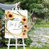 Welcome to Our Wedding Wedding Signs for Ceremony Couple Wedding Gift Wedding & Reception Decorations Customized 20X16 Wedding Party Signs Personalized Initials Est Wedding Rehearsal Dinner Sign view 4