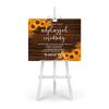 Welcome to Our Wedding Wedding Welcome Sign Date Wedding Party Banner Custom 16X20 Wedding Sign for Wedding Ceremony Personalized Mr&Mrs Last Name Initials Est Wedding Decoration view 3
