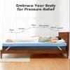 PERLECARE 3 Inch Firm Mattress Topper Twin Size, Cooling Gel-Infused & Bamboo Charcoal Memory Foam Bed Topper for Pressure Relief, High-Density Mattress Pad with Removable Cover, CertiPUR-US Certified view 3