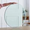 V3VOGUE Glass Table Top Glass Cover Round Glass Dining Table 16 18 20 24 27 30 36 39inch, Round Table Top Replacement Glass for Patio Table, Glass Lazy Susan Turntable, Polish Arc Edge view 2