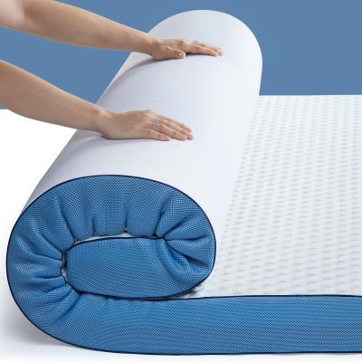 PERLECARE 3 Inch Firm Mattress Topper Full Size, Cooling Gel-Infused & Bamboo Charcoal Memory Foam Bed Topper for Pressure Relief, High-Density Mattress Pad with Removable Cover, CertiPUR-US Certified