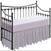 Ruffle Bed Skirt with Split-Corner, 100% Microfiber/Polyester(16 inches Drop) Super-Soft Ruffled Tailored Design Bed Skirt-Light Grey Solid,King Size. view 2