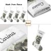 CUXWEOT Personalized Woodland Forest Raccoon Christmas Stockings Customize Name Candy Bag for Family Holiday Party Decorations Gift 17.52 x 7.87 Inch view 4