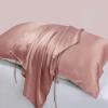 Silk Pillow Towel Mulberry Silk Pillow Towel Solid Color Printing Wedding Silk Pillow Towel Enlarged (Paste Powder/Single) view 1