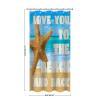 Fabric Bath Shower Curtain for Bathroom, Blue Starfish Shower Curtain, Waterproof Shower Curtain Liner with 12 Hooks, Machine Washable, Farmhouse Bathtub Decor 36x72in view 2