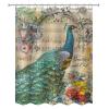Peacock Shower Curtain for Bathroom Peacock Modern Elegant Blue Curtain Set with Hooks Bathroom Decoration Waterproof Fabric Shower Curtain - Beautiful Inside and Out 72x90in view 1