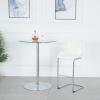 4pcs Barstools, Modern Square Bar Chairs PU Leather Bar Chairs Height Bar Stools with Back and Metal Legs Armless Counter Height Stools, for Pub, Restaurant, Kitchen view 3