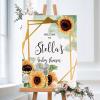 Baby Shower Welcome Sign, Gender Neutral Signage, Sunflower Welcome Lawn Poster, Girl Baby Shower Party Supplies, Boy Baby Shower Decorations, Custom Welcome Sign, Baby Girl Banner view 1