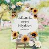Baby Shower Welcome Sign, Gender Neutral Signage, Sunflower Welcome Lawn Poster, Girl Baby Shower Party Supplies, Boy Baby Shower Decorations, Custom Welcome Sign, Baby Girl Banner view 2
